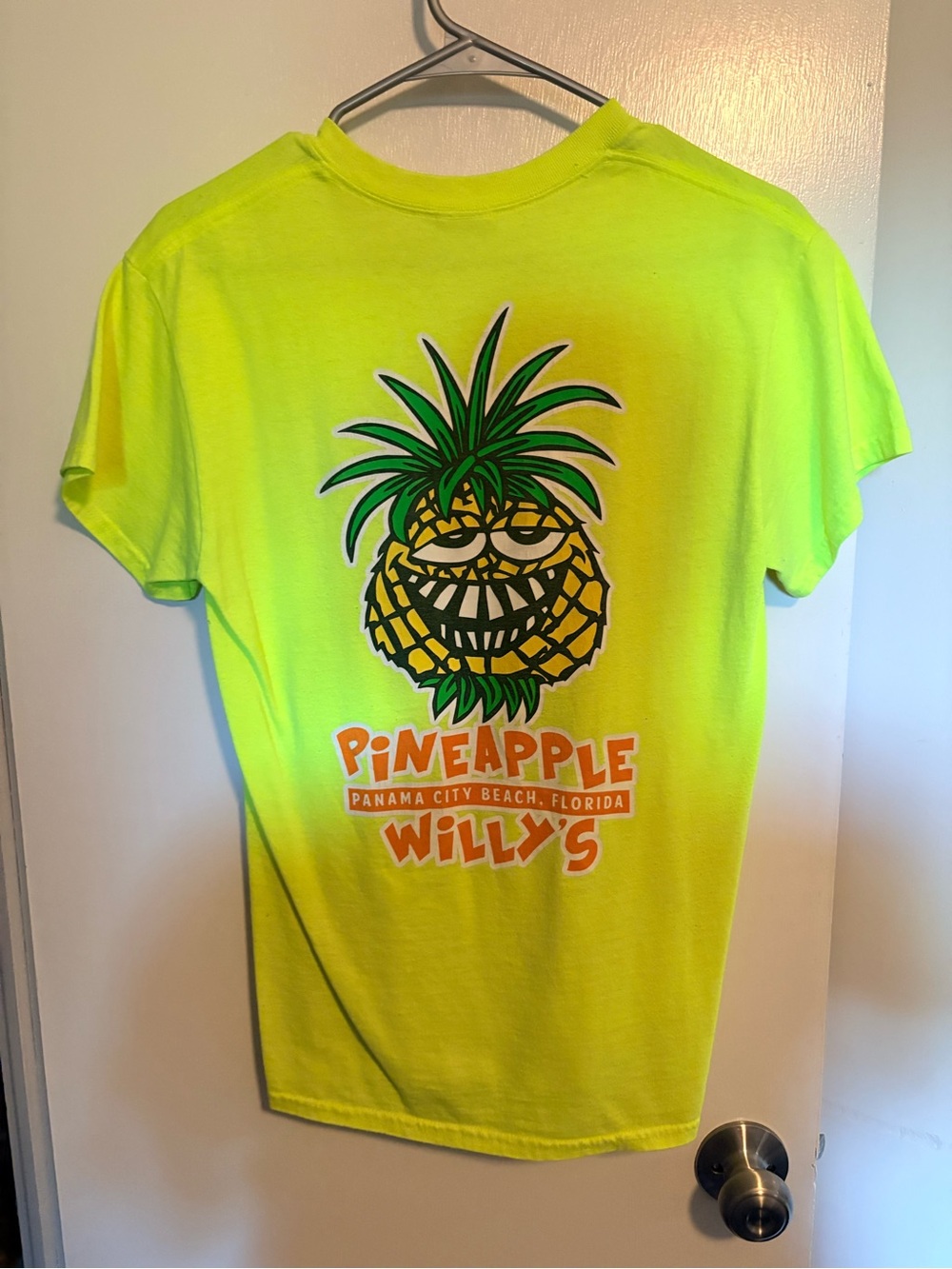 Pineapple Willy's Neon Yellow Graphic Tee